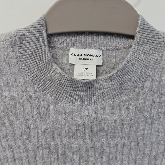 Club Monaco Gray 100% Cashmere Sweater - Picture 9 of 9